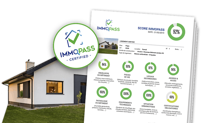 Certificat ImmoPass pour les habitations unifamiliales